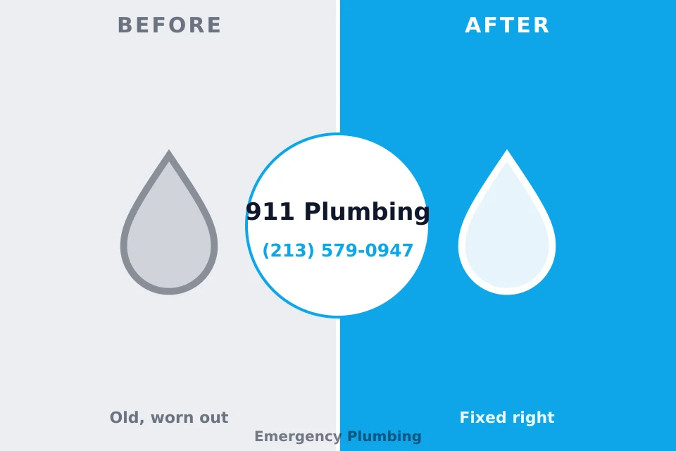 Before and after: plumbing company Ottawa, OH